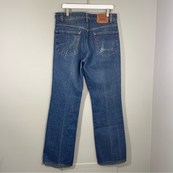 Vintage Levi’s 517 Boot Cut Fit Jeans 34x32 - Picture 7 of 10